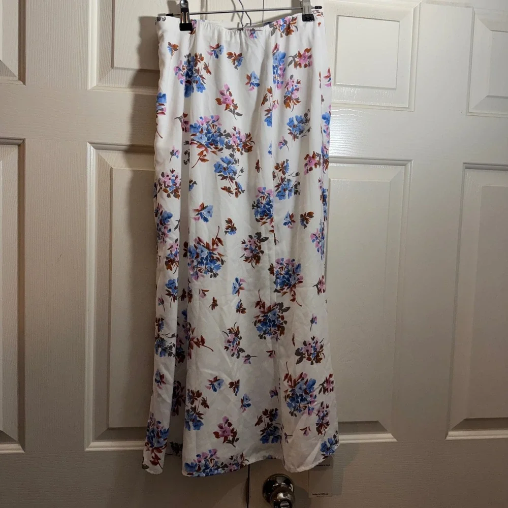 NWT Y2K Abercrombie Fitch‎ Floral Maxi Skirt High Waist Size Small $70